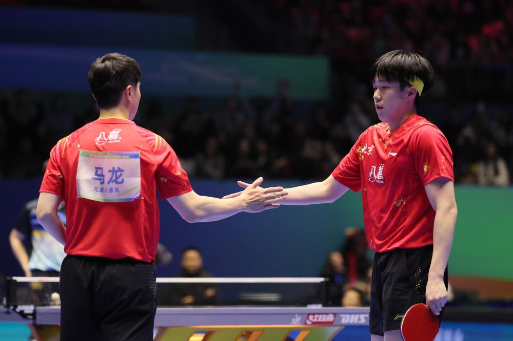 林诗栋说整个球队都能感受到鼓励